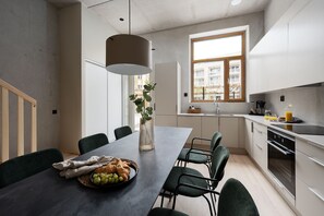 Apartment, 3 Bedrooms | Private kitchen | Full-size fridge, oven, stovetop, dishwasher - Vander Aparthotel Inre Hamnen (Norrköping)