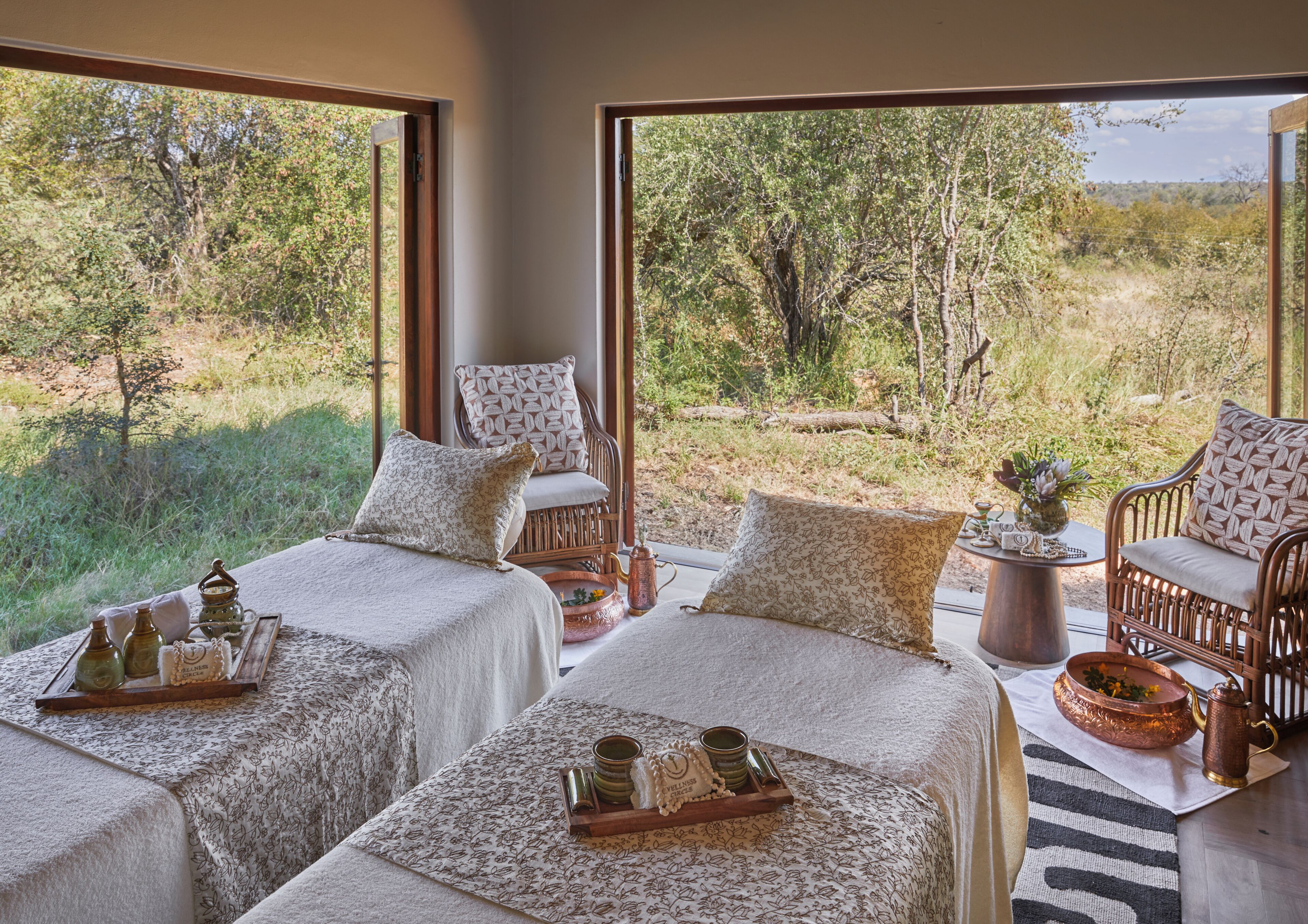 Body treatments, aromatherapy, hot stone massages, deep-tissue massages
