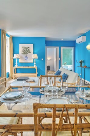 Familien-Suite, Stadtblick | Wohnbereich