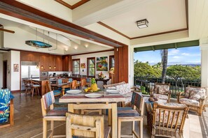 Dining - 🌴Aloha Moana Penthouse  | Elevator | Ocean View | Beach Access🌴 (Waikoloa)