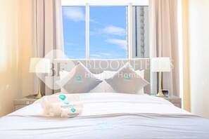 1 soverom, safe på rommet, strykejern/-brett og wi-fi (inkludert)