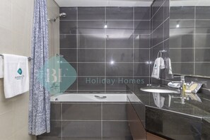 Hair dryer, towels