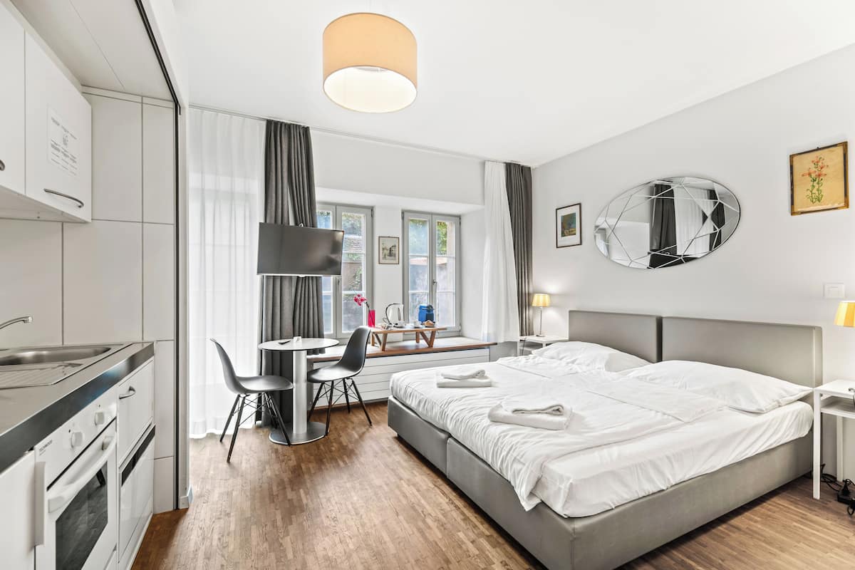 Studio | 1 bedroom, desk, soundproofing, iron/ironing board