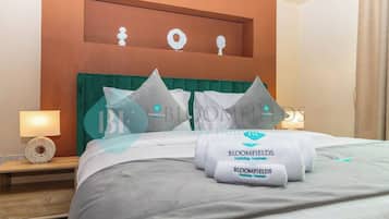 2 Schlafzimmer, Zimmersafe, Bügeleisen/Bügelbrett, kostenloses WLAN