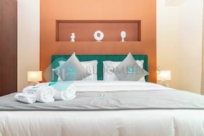 2 slaapkamers, een strijkplank/strijkijzer, gratis wifi, beddengoed