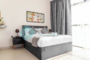 1 bedroom, in-room safe, iron/ironing board, free WiFi