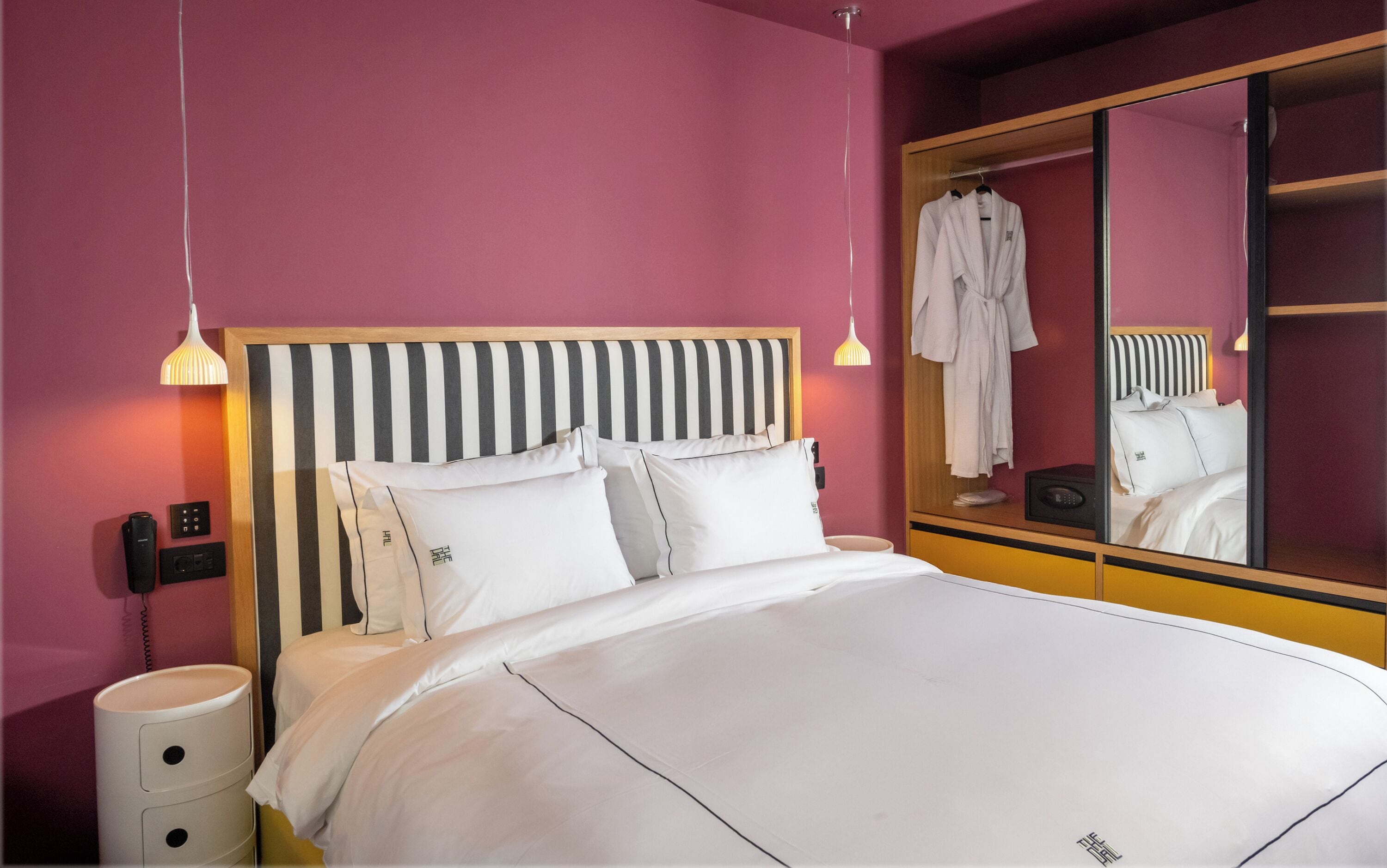 The Pal Suite | In-room safe, desk, laptop workspace, blackout drapes