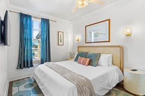 2 bedrooms, iron/ironing board, travel crib, free WiFi