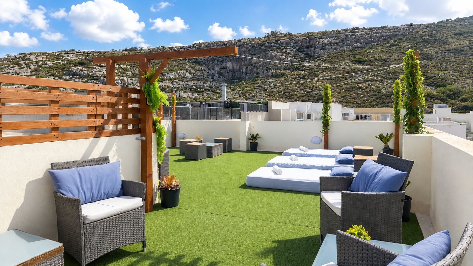 Terraza en la azotea