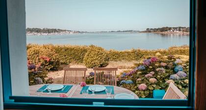 Maison sur le port - Vue sur l'Aber Wrach pour 6