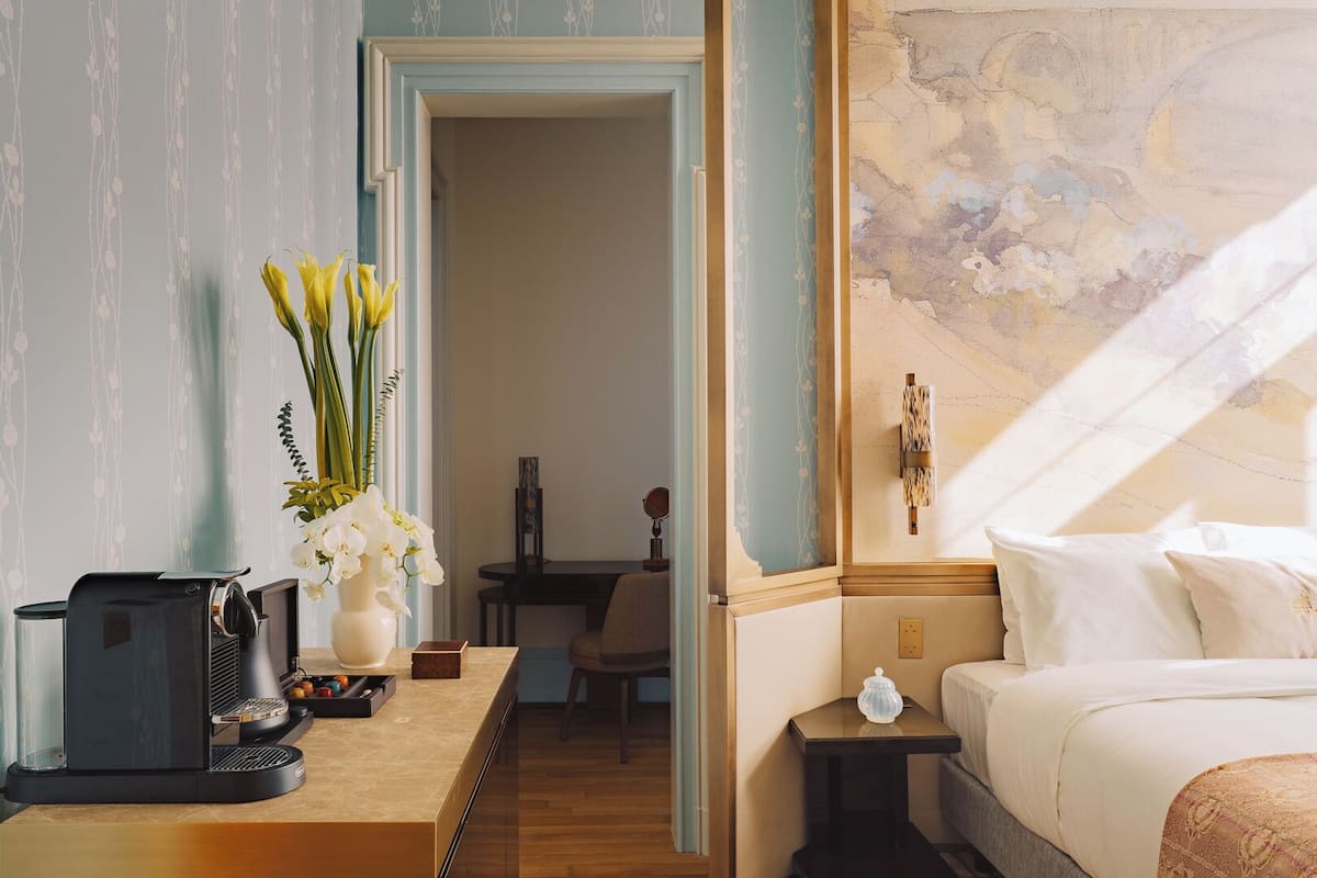 1 slaapkamer, hypoallergeen beddengoed, een minibar