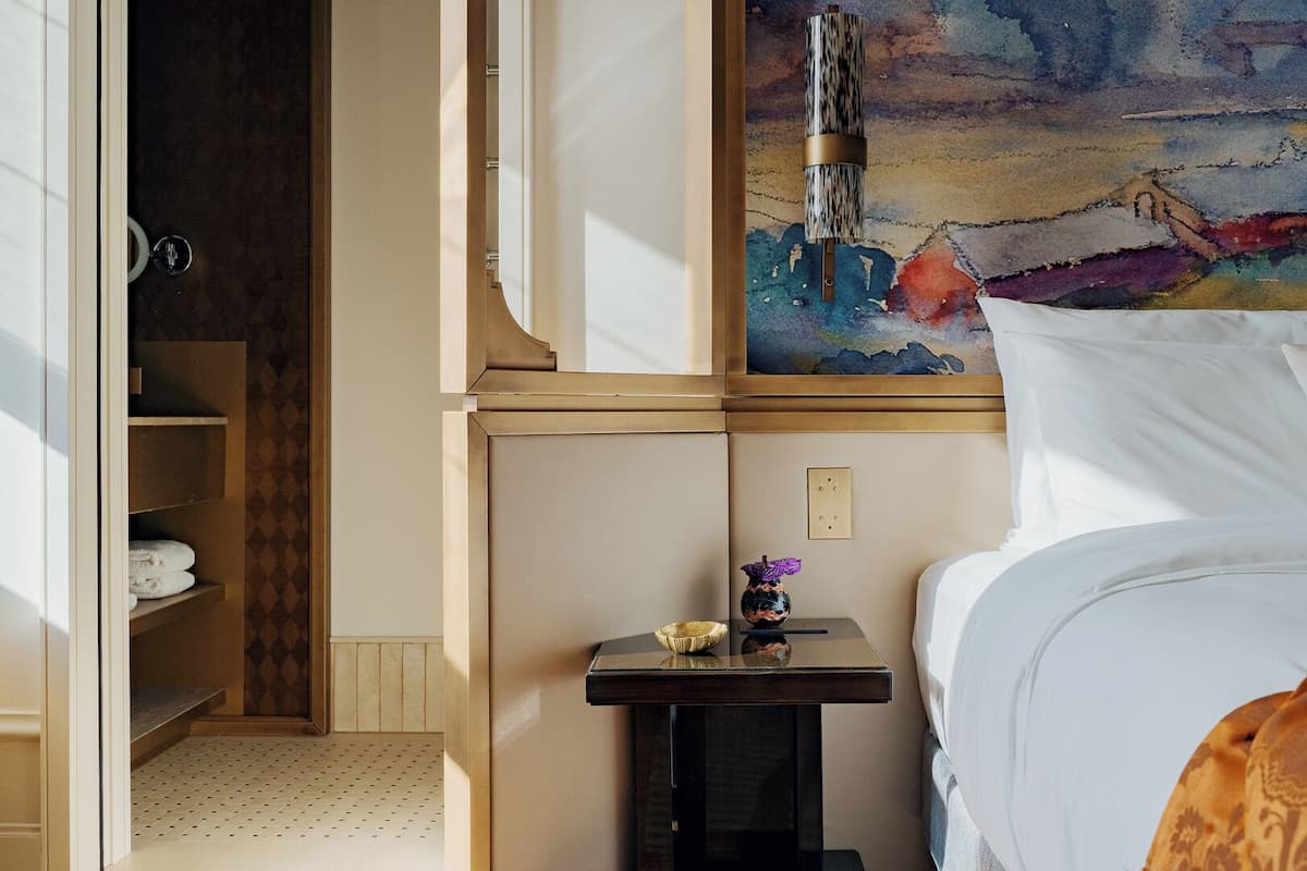 1 slaapkamer, hypoallergeen beddengoed, een minibar