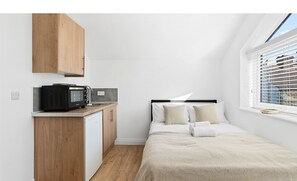 1 間睡房、熨斗/熨衫板、免費 Wi-Fi、床單