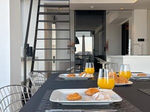 Dining - Luxury Loft with Private Jacuzzi (Athina)
