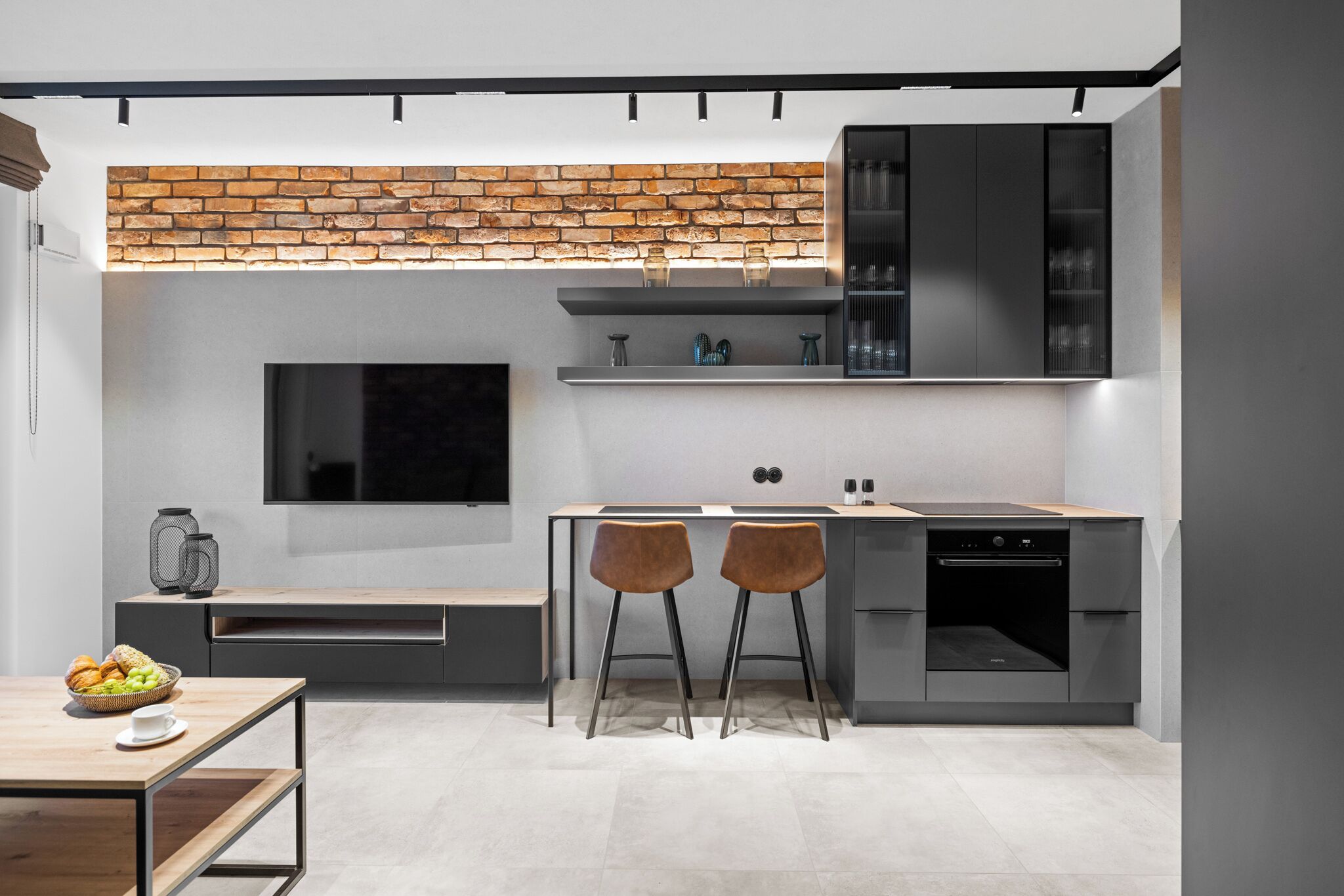 舒適公寓, 陽台 | 起居區 | 平面電視