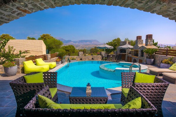 Villa | 4 bedrooms, desk, Internet - Villa Belladonna - Heraklion Private Pool Getaway (Faistos)
