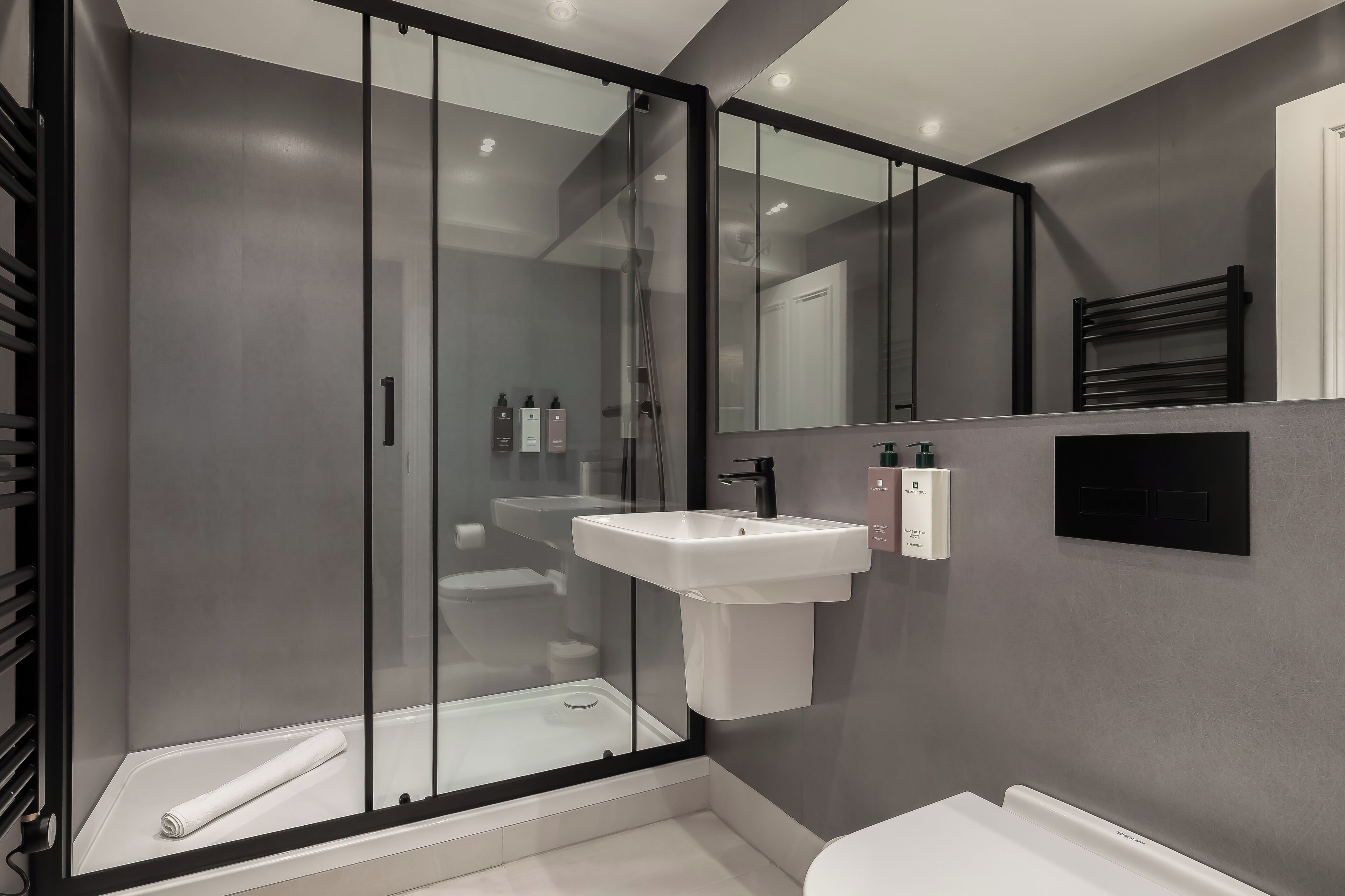 Deluxe Apartment, Castle View | Bathroom | Shower, free toiletries, hair dryer, towels