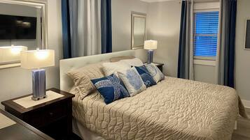 4 dormitorios, tabla de planchar con plancha, wifi y ropa de cama