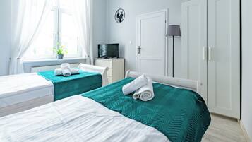 1 habitación, caja de seguridad en la habitación y cortinas blackout