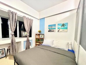 Apartment, Balkon, Stadtblick