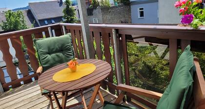 1-room apartment with balcony on the 1st floor, combined living room and bedroom