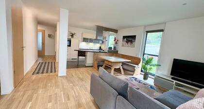 See-Nähe & Garten: Familienfreundliche Fewo in Moos-Weiler für lange Aufenthalte