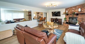 Familie villa, uitzicht op het water | Woonruimte