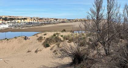4-person apartment 200m from the sea