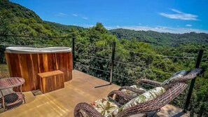 Cabaña, vista al valle | Terraza o patio
