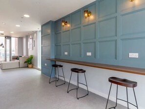 Sala de estar en el lobby