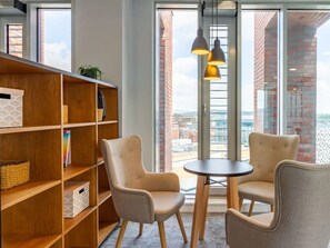 Sitteområde i lobbyen