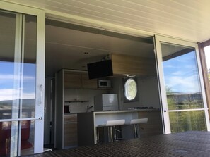 Fridge, microwave, stovetop, dishwasher - Camping 4 étoiles - Piscine  - ccbacgd (Rosans)