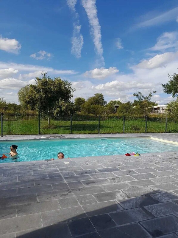 Indoor pool, a heated pool