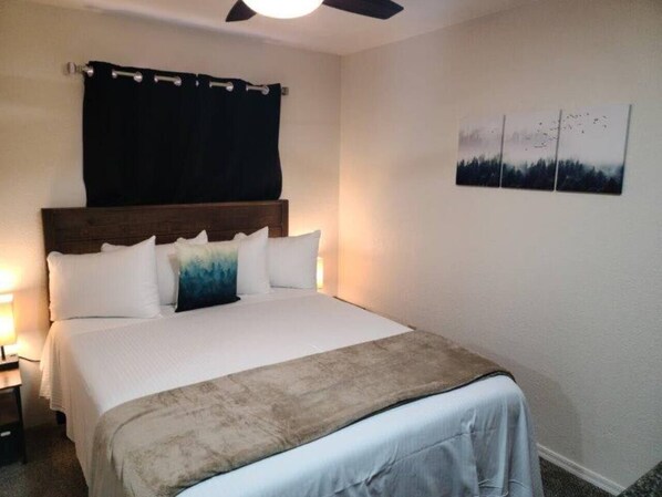 2 habitaciones, escritorio, wifi y ropa de cama 