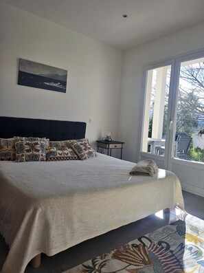 1 Schlafzimmer, Bügeleisen/Bügelbrett, kostenloses WLAN, Bettwäsche