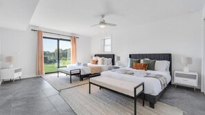 5 bedrooms, Internet, bed sheets