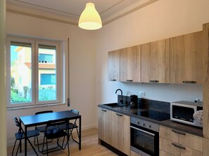 Microwave, oven, stovetop