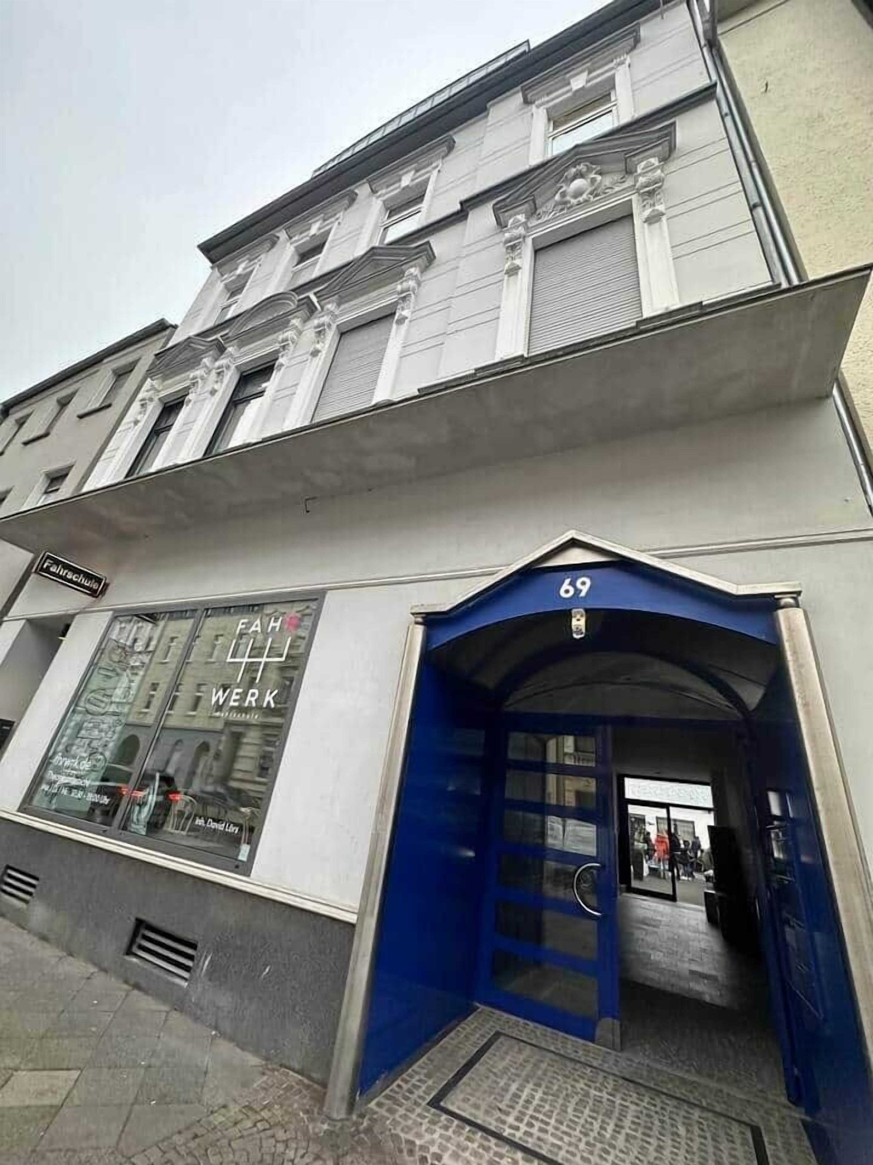 Eingangsbereich von Außen 