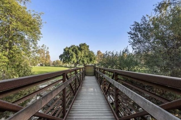 Entrance to Calabasas Lake from the property.