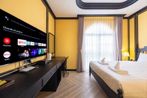 Classic Double Room, 1 Queen Bed, City View | Premium bedding, Select Comfort beds, minibar, desk - Lotus Home Cafe - Cable Car Station (Phu Quoc)