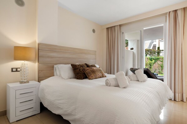 2 bedrooms, iron/ironing board, travel crib, WiFi