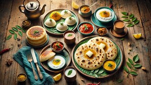 Daily buffet breakfast for a fee - The White Scent-Near Noida sector18 (Noida)
