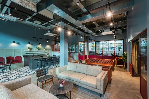 Sala de estar en el lobby