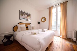 3 chambres, fer et planche Ă repasser, Wi-Fi, literie fournie