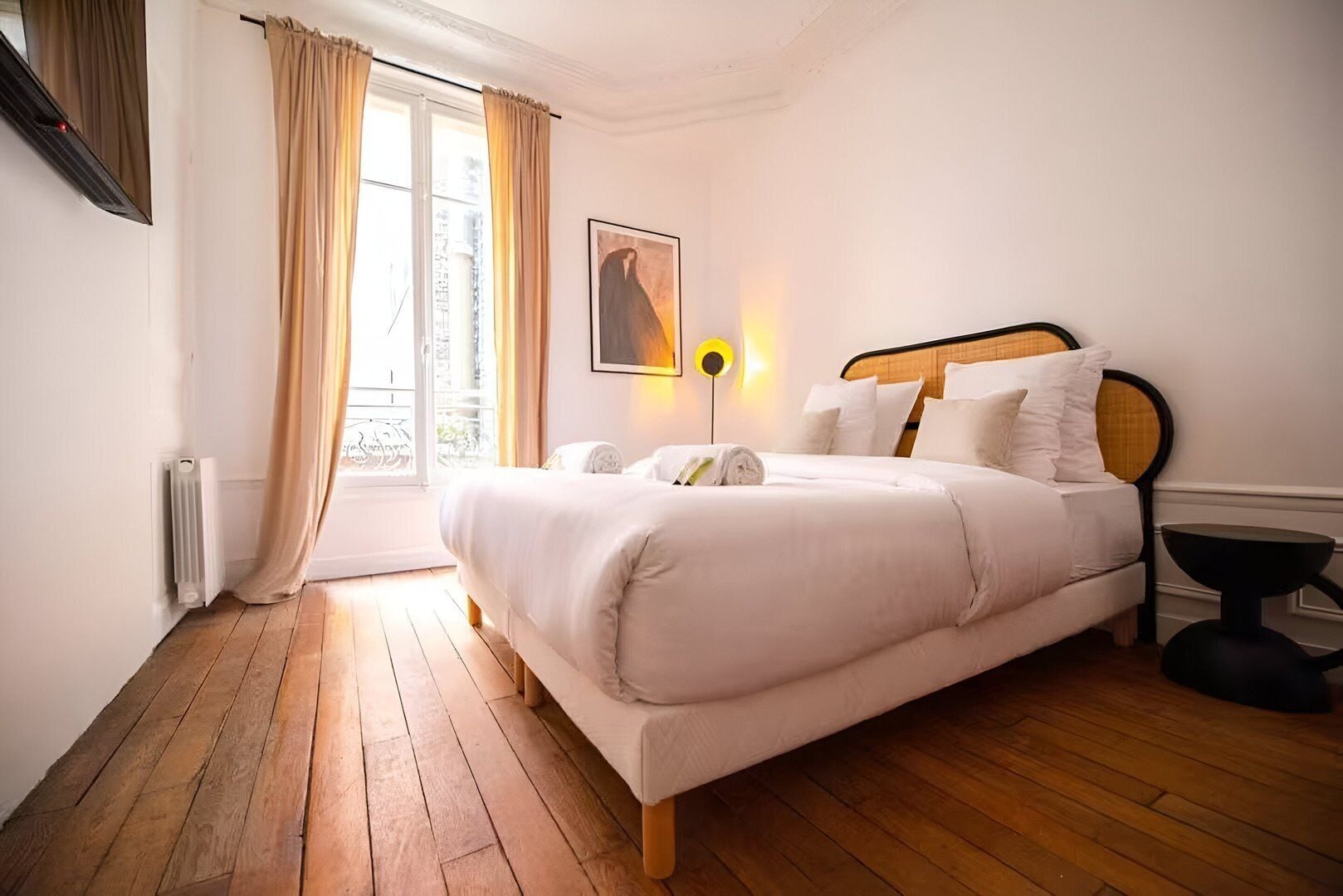 3 slaapkamers, een strijkplank/strijkijzer, wifi, beddengoed