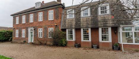 A szálláshely homlokzata