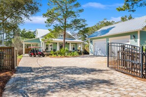 Exterior - Surfing Turtle|Pet Friendly|Private Pool|Golf Cart|Game Room (Inlet Beach)