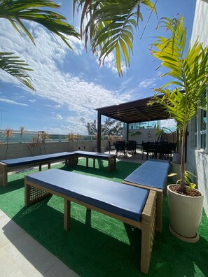 Basic-Apartment | Speisen im Freien