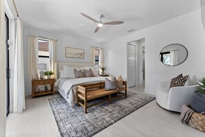 4 dormitorios, tabla de planchar con plancha, wifi gratis y ropa de cama
