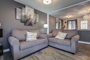 Televisión, chimenea